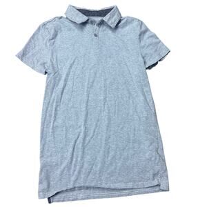 BKE Gray Stretch Polo Shirt Men’s Small Soft Casual Short Sleeve Cotton Blend